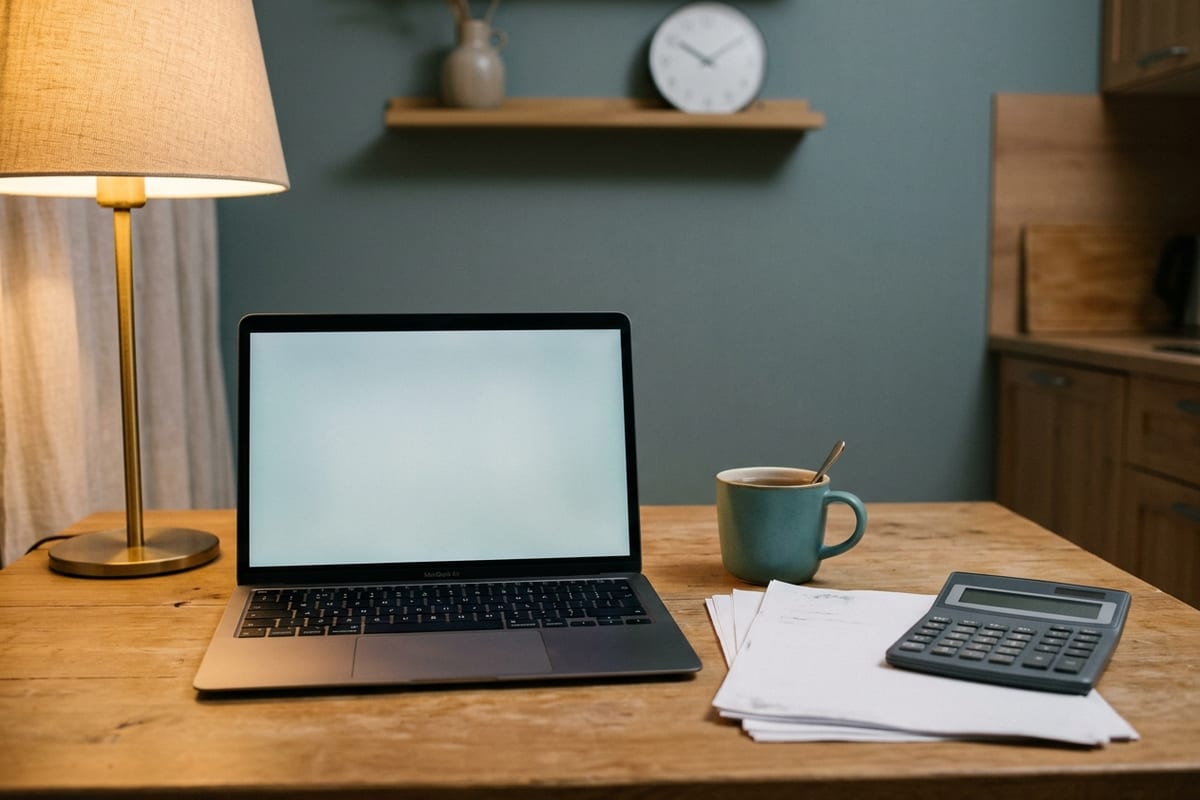 Счета и калькулятор на кухонном столе: долги при шопоголизме растут по той же механике, что и при игровой зависимости